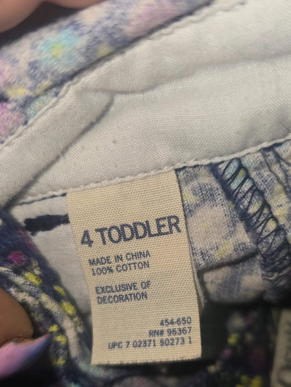 Vintage OshKosh B'gosh Girls Floral Corduroy Overalls Size 4T